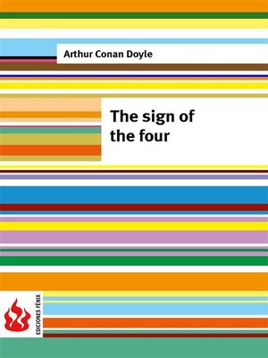 cover image of The sign of the four (low cost)